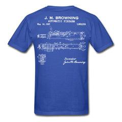 Browning Patent M2.50 Cal T-Shirt - royal blue