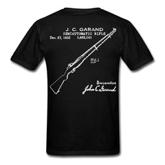 Garand Patent 1892141 (Garand M1) 2A T-Shirt - black