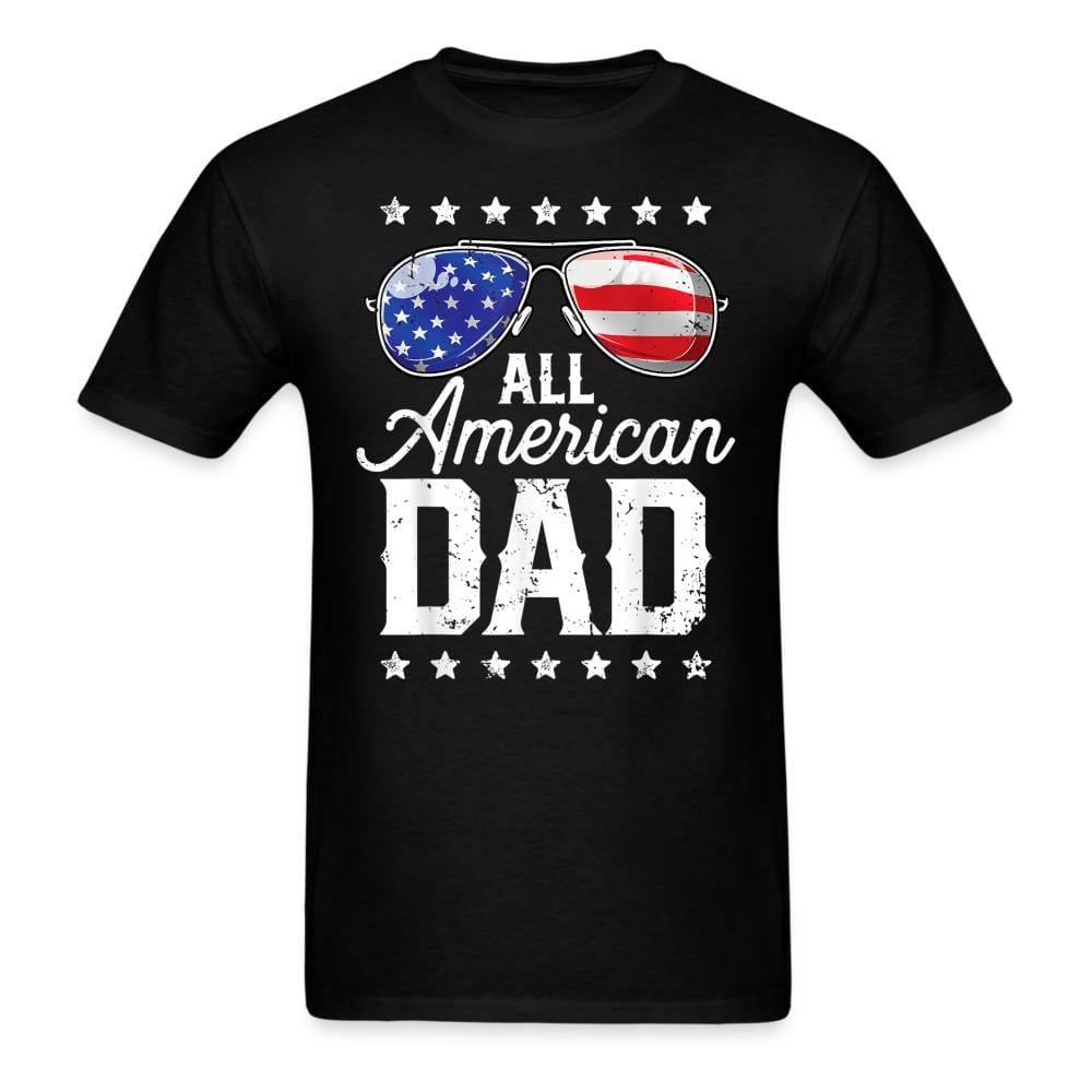 All American Dad T-Shirt - black