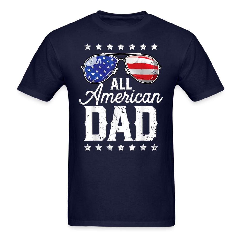All American Dad T-Shirt - navy