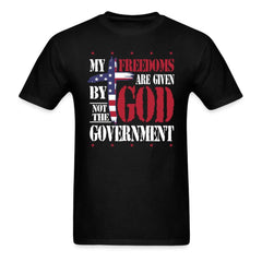 My Freedoms Are GIven By God T-Shirt - black
