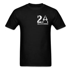 The Right To Bear Arms 2A (Front & Back Print) T-Shirt - black