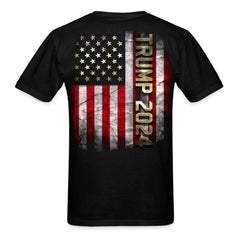 Trump 2024 Make America Great Again Again (Front & Back Print) T-Shirt - black