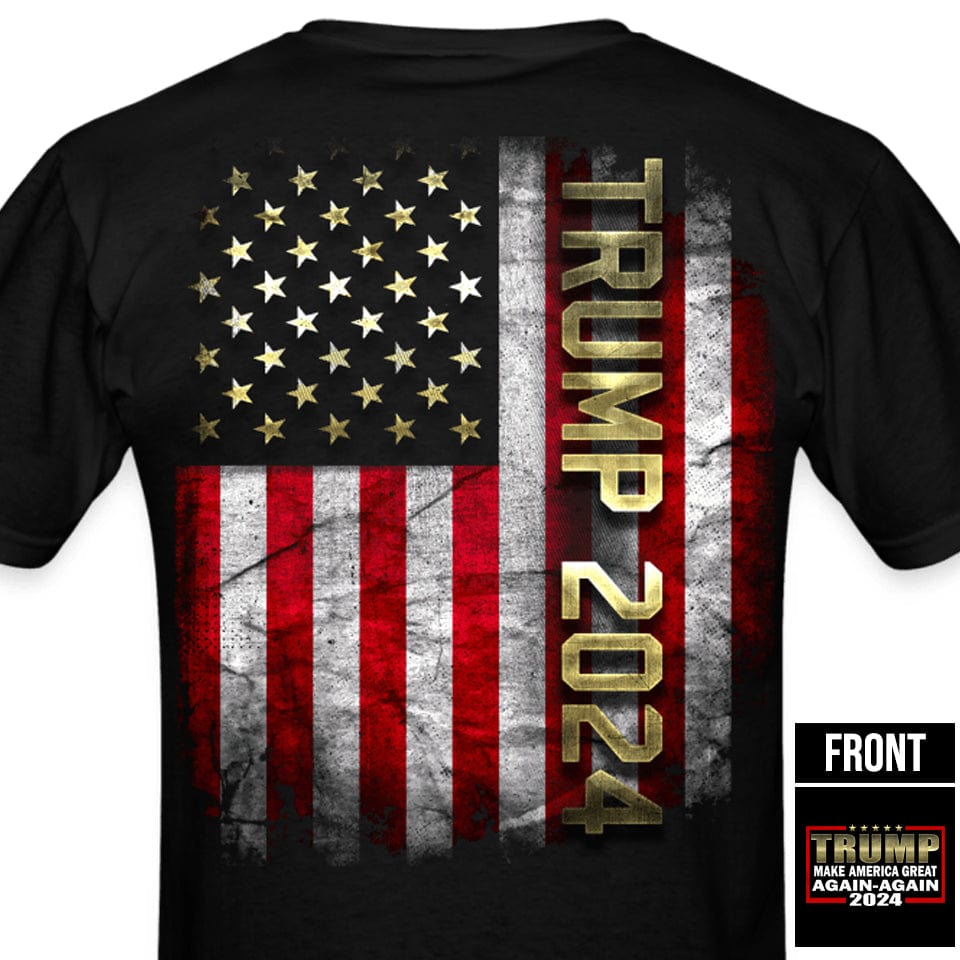 Trump 2024 Make America Great Again Again (Front & Back Print) T-Shirt